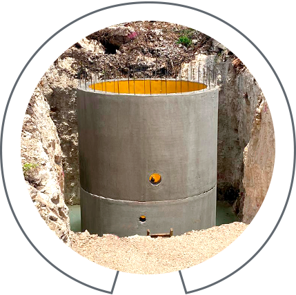 Pozos de visita y Cárcamos